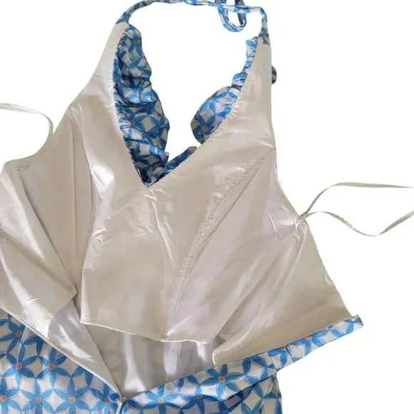 Beachy Lilly Pulitzer Y2K baby doll silk dress sea star dress size 2 - Picture 6 of 13